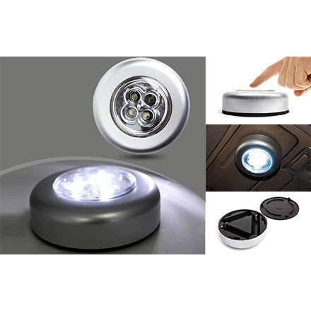 Đèn led 3 BÓNG dán tường, dán tủ