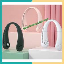 Quạt Đeo Cổ Mini, Quạt Không Cánh USB Tích Điện Tiện Lợi, Thời Trang, Dáng Thể Thao Hàng Nội Địa