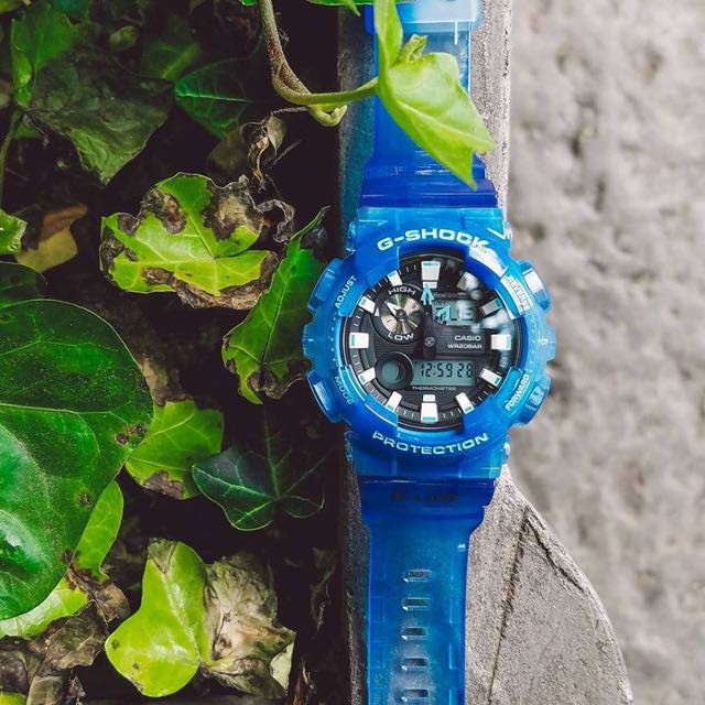 Đồng hồ nam Casio G- Shock GAX-100MSA-2ADR Chính hãng - Xanh đại dương - Bản đặc biệt