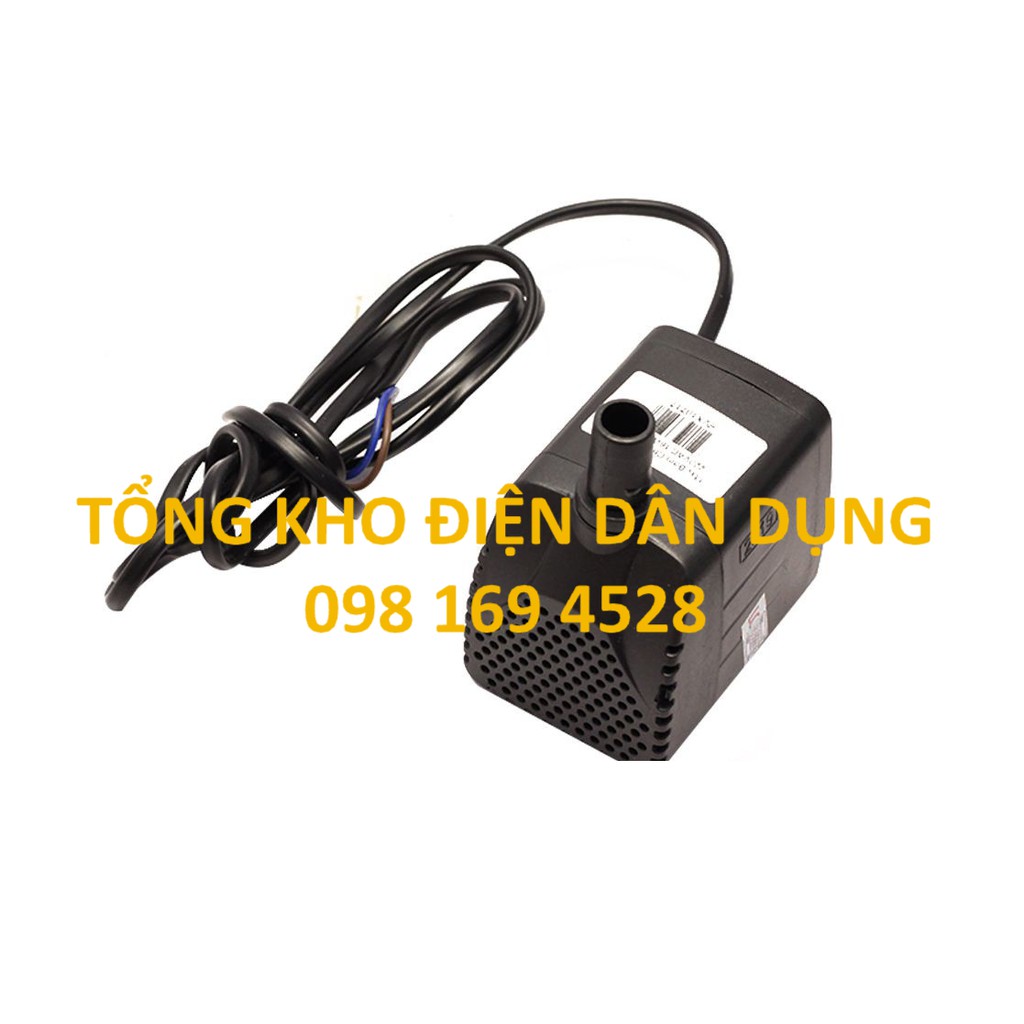 [SỈ, LẺ] Bơm chìm mini hút ngang 220v-8-11-13-16-18-25W dùng cho bể cá, quạt điều hòa hơi nước