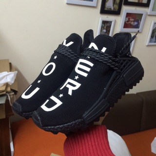 ⚡️Ảnh thật+Fullbox⚡️Giày Sneaker Human Race đen đế răng cưa