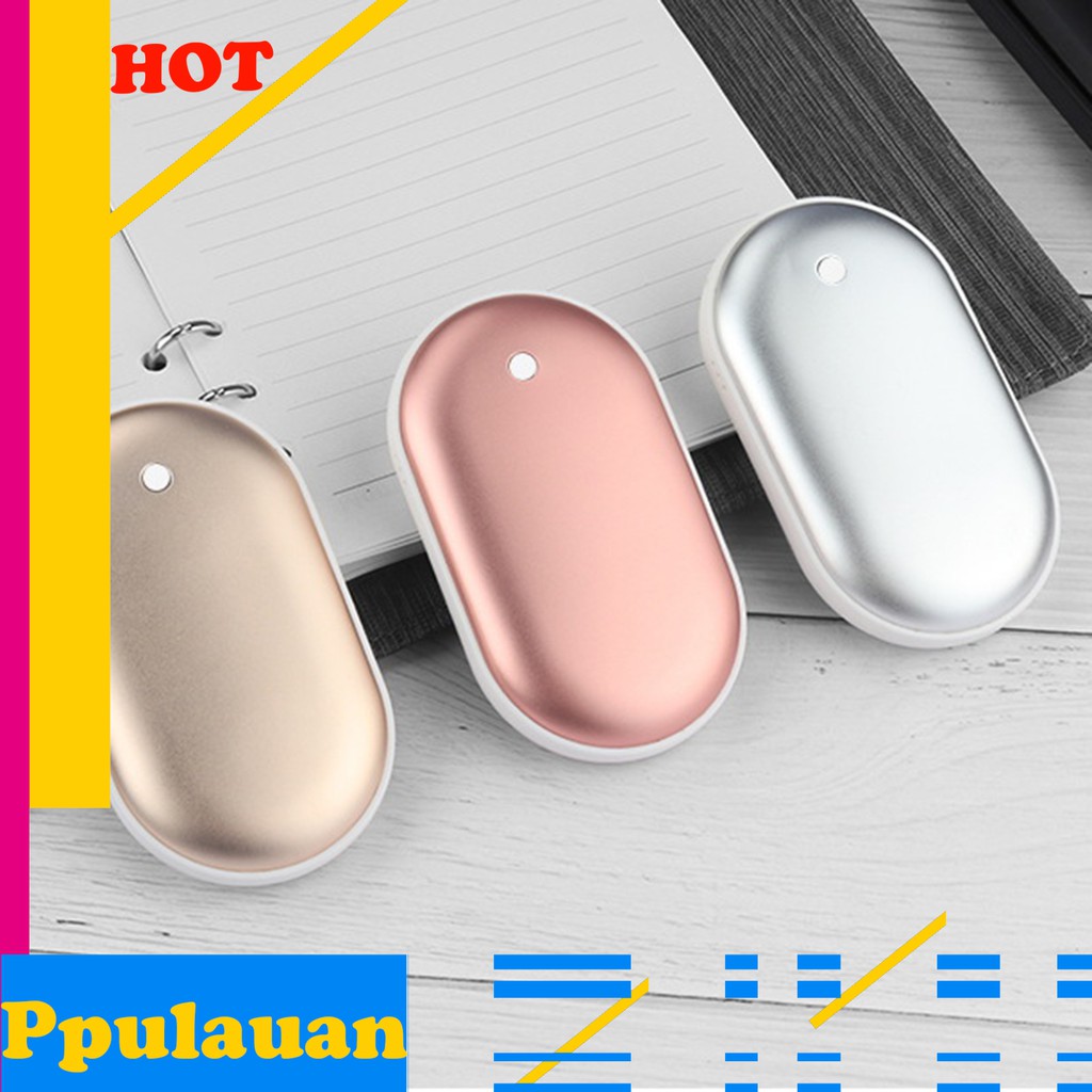 (Hàng Mới Về) Thiết Bị Sưởi Ấm Tay Đa Năng Sử Dụng Điện Sạc 5200mah Cho Xiaomi Huawei Iphone Samsung