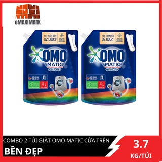Combo 2 túi nước giặt omo cửa trước bền đẹp 3.7kgx2