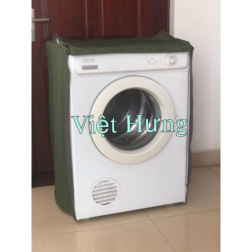 Bọc máy giặt cửa ngang,cửa trước cửa dưới bằng vải chống thấm bảo vệ máy giặt luôn mới tránh mưa nắng bụi bẩn.