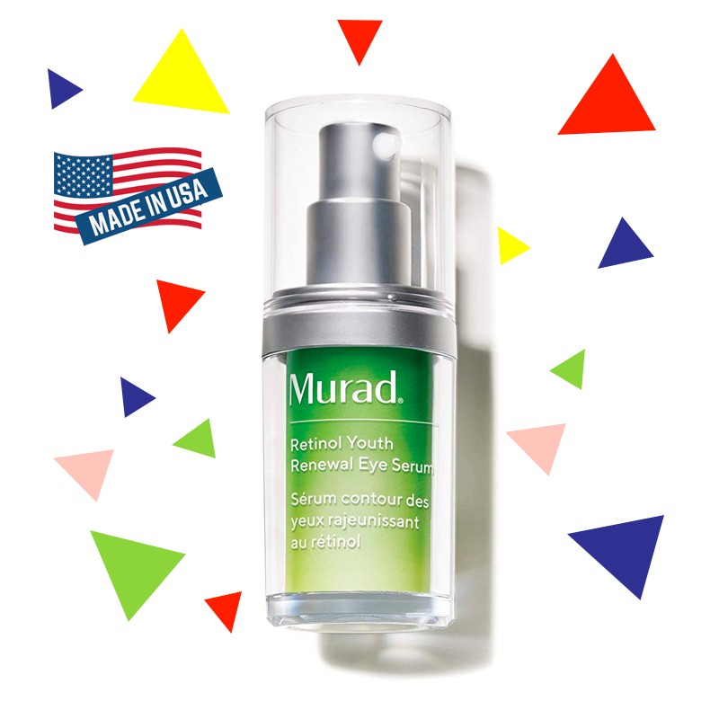 [Unbox/ Fullbox] Serum giảm thiểu nếp nhăn và bọng mắt Murad Retinol Youth Renewal Eye Serum 15ml