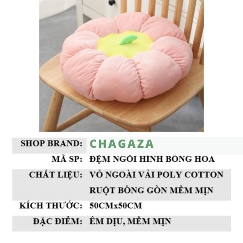 Đệm ngồi hình bông hoa êm dịu