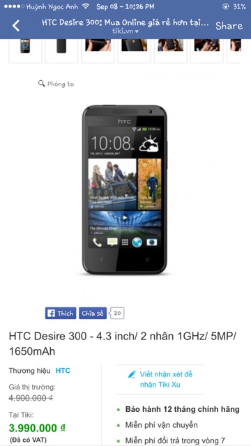 HTC DESIRE 300