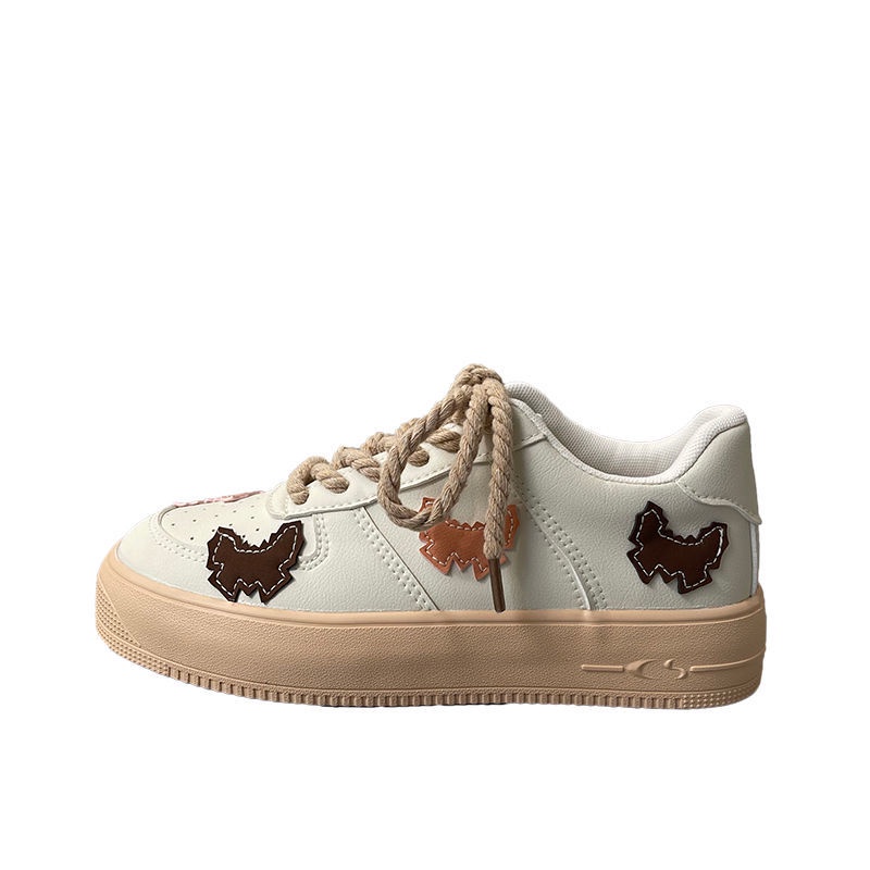 Giày Thể Thao Màu Trắng Phong Cách Hàn Quốc Thời Trang Mùa Xuân Mới 2022