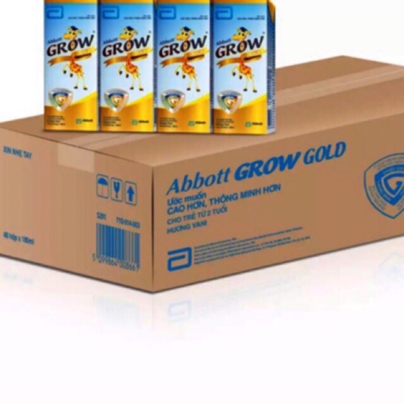 Sữa bột pha sẵn  Abbot Grow Gold 180ml. 1 thùng 48 hộp