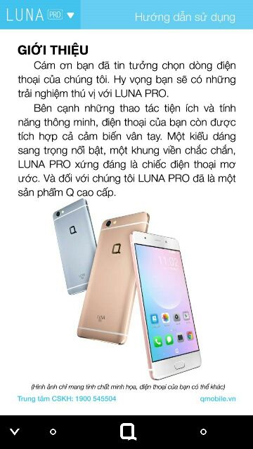 Q-mobile LUNA PRO mạng 4G thẻ nhớ 16G