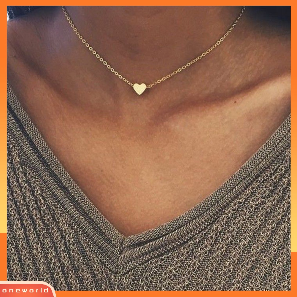 Vòng cổ mặt hình trái tim thời trang cho nữ