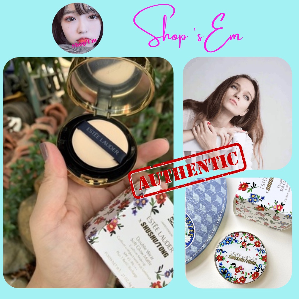 Phấn nước Estee Lauder x shushutong 6g, che phủ khuyết điểm tốt, chống nắng, chống oxy hóa hiệu quả, dưỡng ẩm tốt