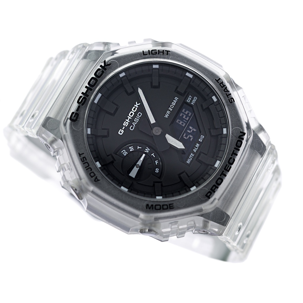 Đồng hồ nam dây nhựa Casio G-Shock chính hãng Anh Khuê GA-2100SKE-7ADR