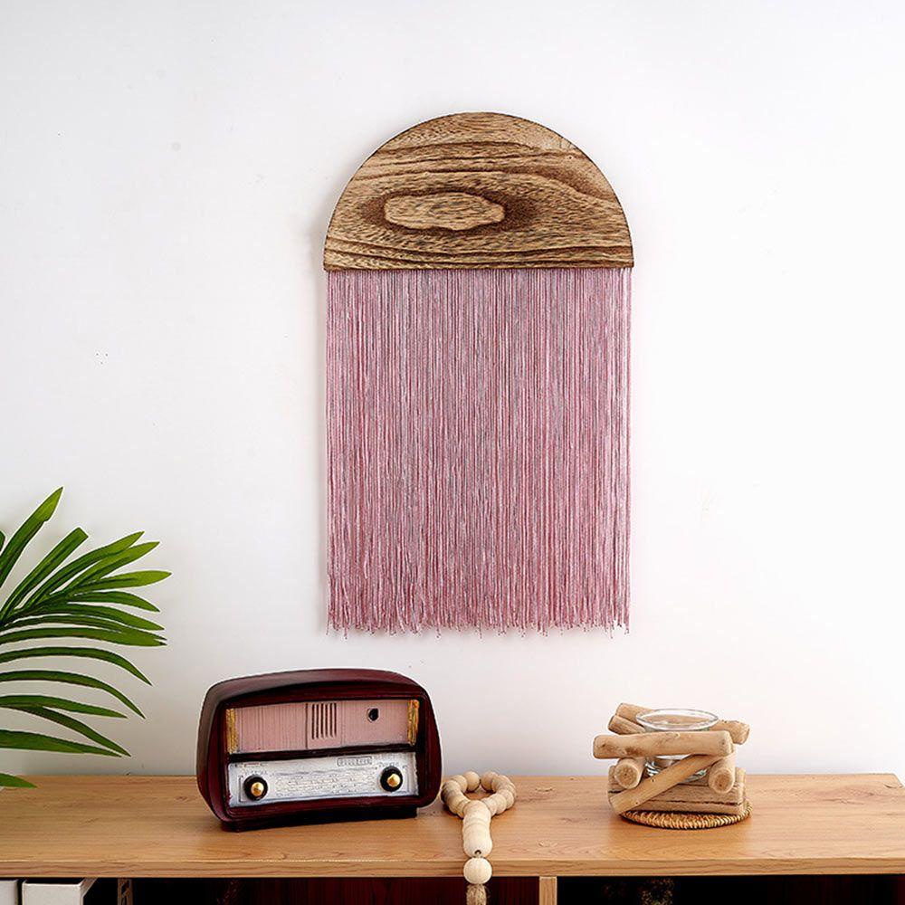 KUNHEV Hoa Mẫu Đơn Tua Rua Treo Tường Trang Trí Phòng Khách