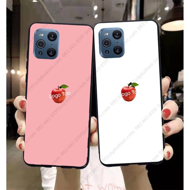 Ốp lưng Oppo Find X3 / X3 pro giả iphone ép kính nano chống bể
