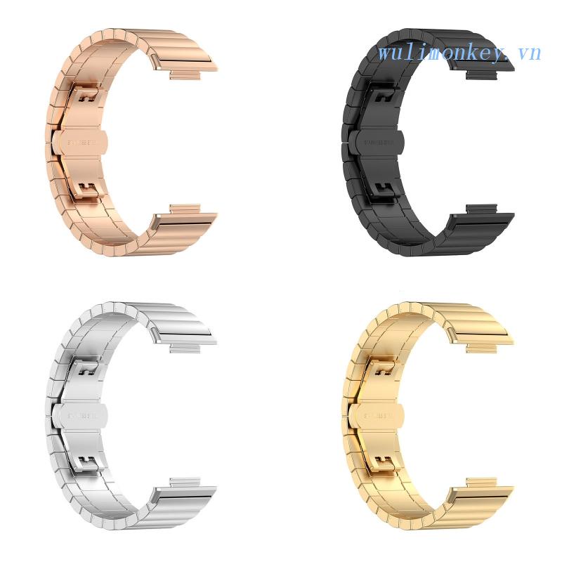 Dây Đeo Thay Thế Bằng Kim Loại Điều Chỉnh Được Cho Đồng Hồ Huawei Iwatch Fit 2