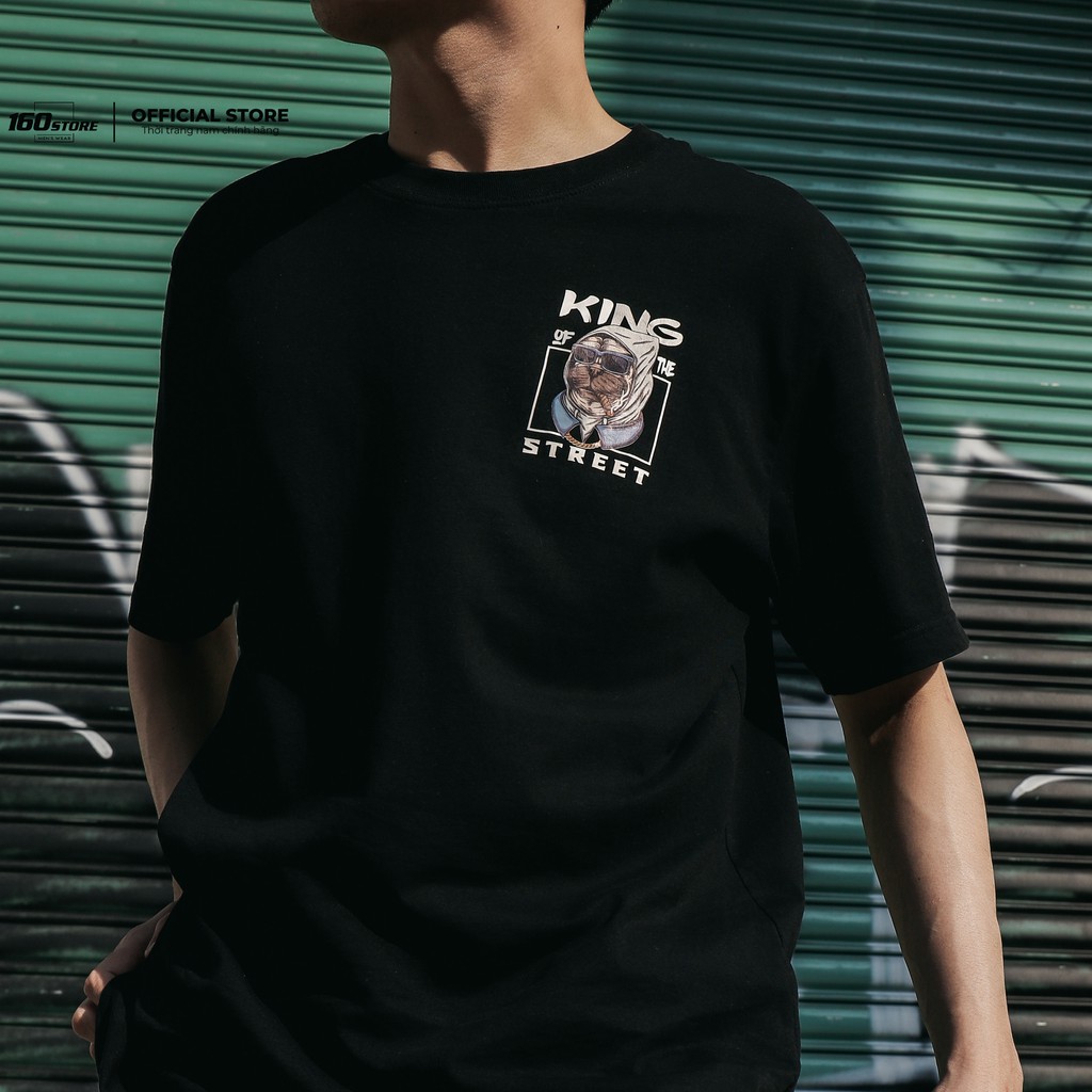 Áo Thun Nam, Áo Phông Nam Cổ Tròn ICON DENIM King Of The Street, Vải Cotton Co Giãn, Form Regular ATEC0002 160STORE | BigBuy360 - bigbuy360.vn