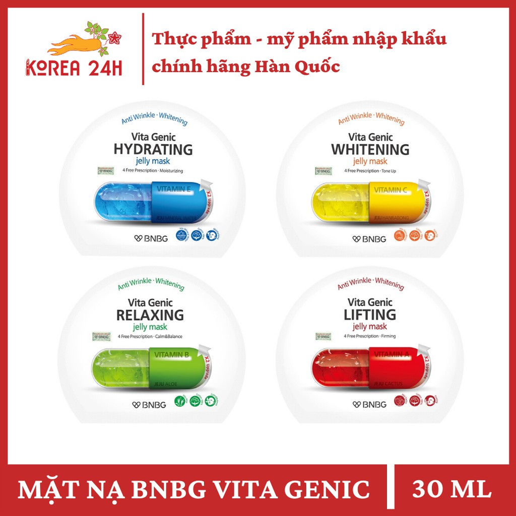 Mặt Nạ BNBG Mặt Nạ Dưỡng Da BNBG Vita Genic Jelly Mask ( Có Tem Chính Hãng )