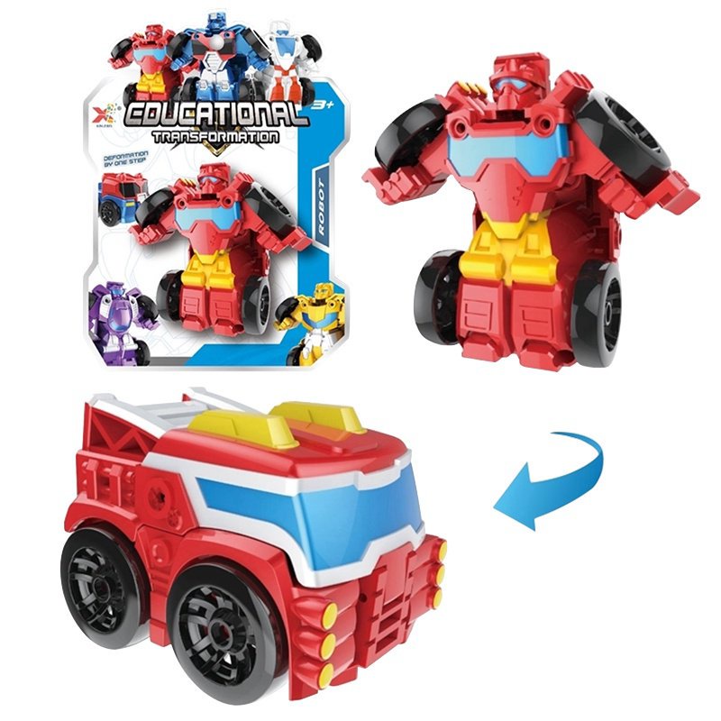 Đồ chơi HYG Toys robot biến hình Optimus Prime phim Transformer vui nhộn