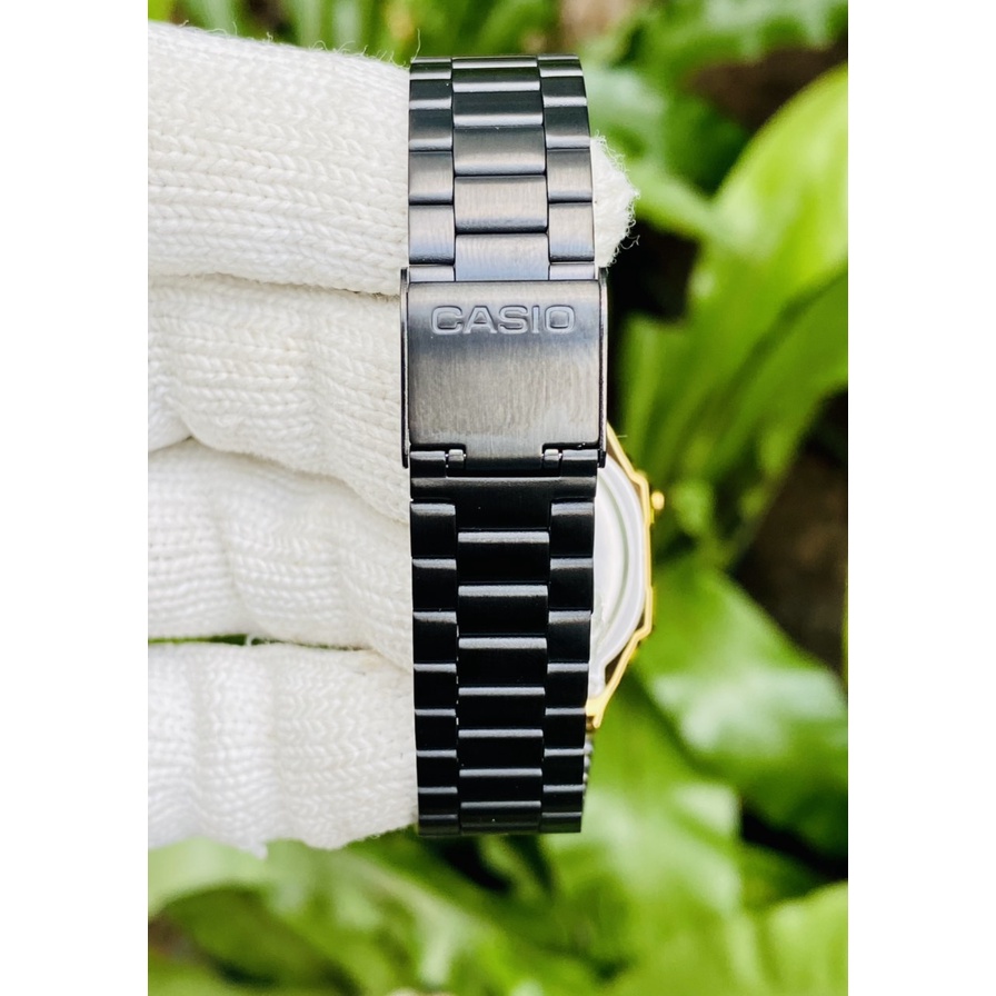 Đồng hồ nam casio vintage , chính hãng full box A168WGEB-1