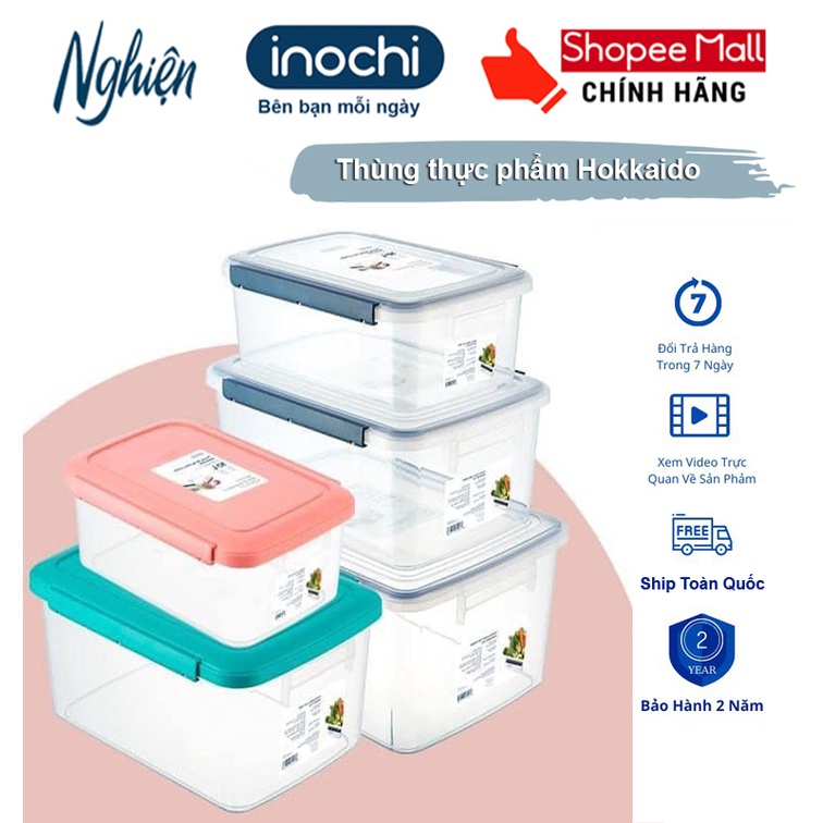 Thùng nhựa thực phẩm inochi 30L (tiêu chuẩn Nhật Bản)