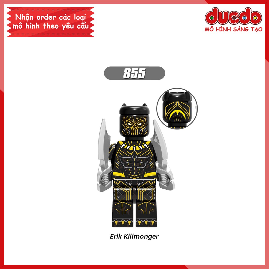 Minifigures các nhân vật trong Báo đen - Đồ Chơi Lắp Ghép Xếp Hình Mini Mô hình Iron Man Xinh 0191