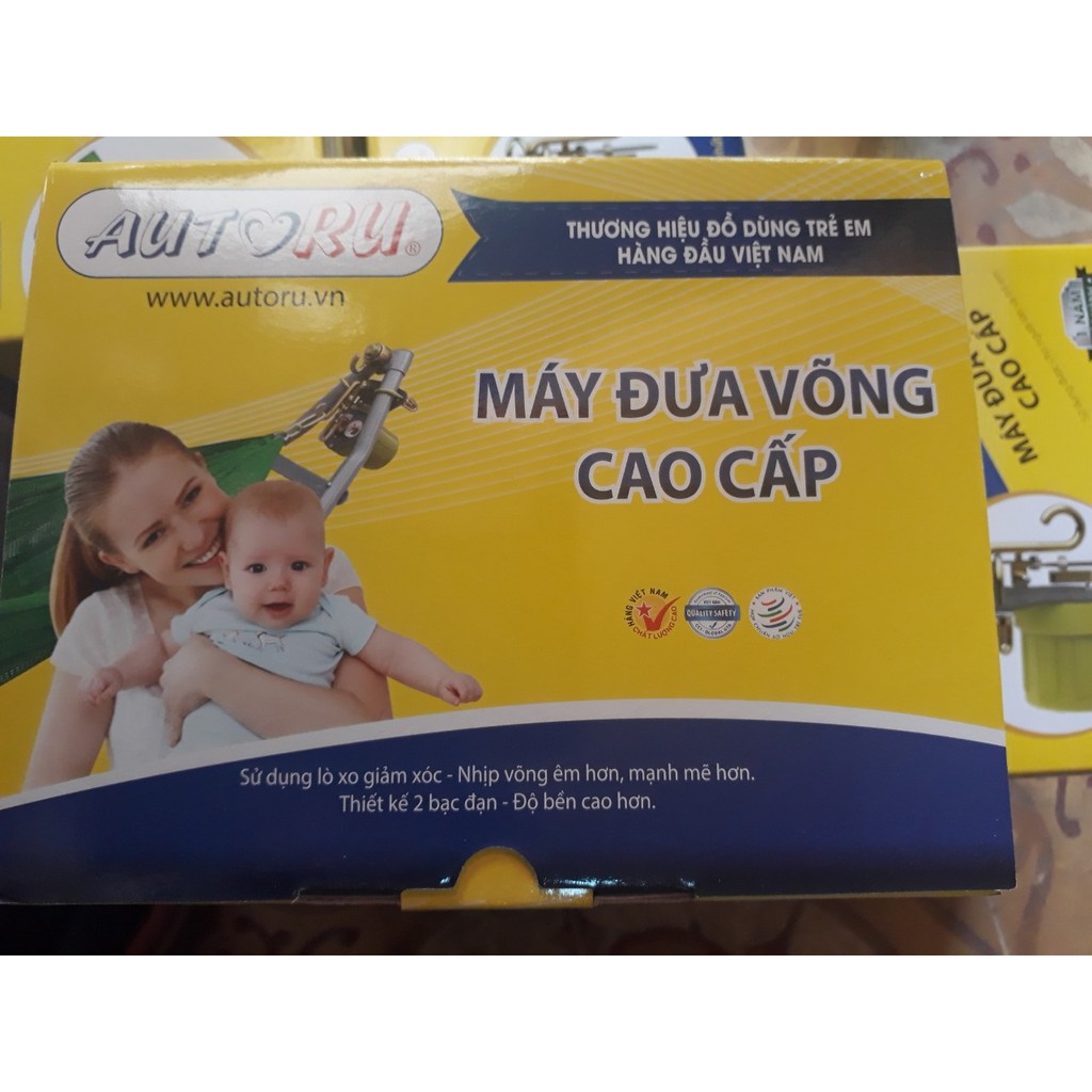 động máy đưa võng tự động autoru - hàng chính hãng bảo hành 1 đổi 1 trong 12 tháng