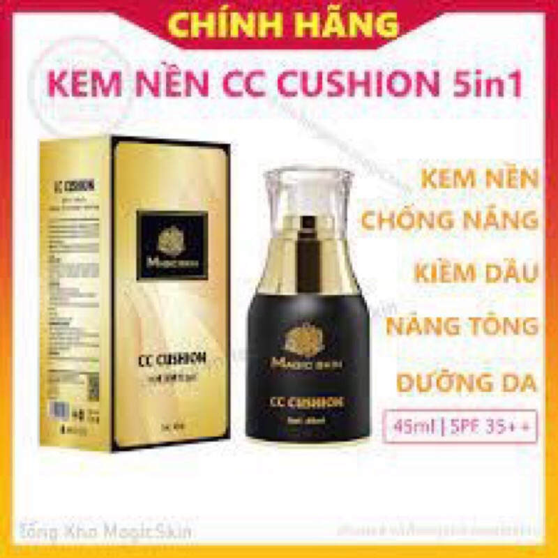 Kem CC Cushion Magic Skin Cải thiện nám da và tàn nhang