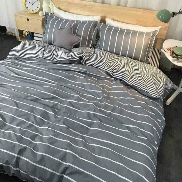 set vỏ chăn ga gối cotton