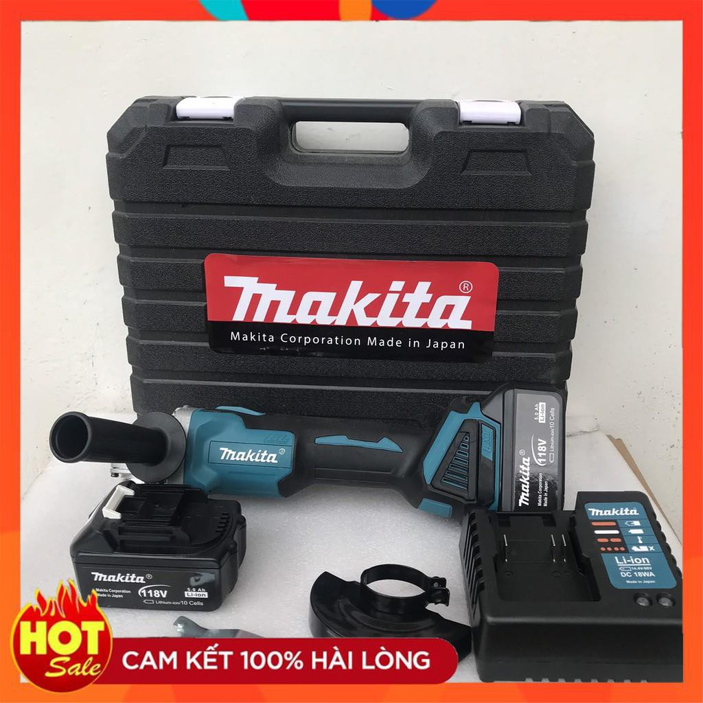 [Hàng Xịn] Máy mài pin Makta 118V sử dụng đá mài đá cắt 100