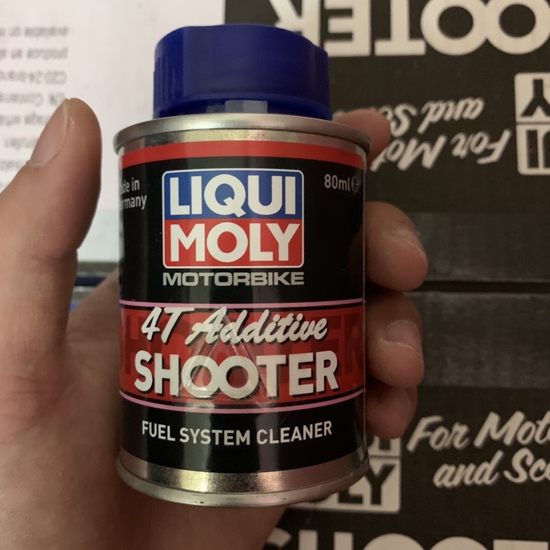 Phụ gia Carbon Cleaner làm sạch buồng đốt -  dung dịch vê sinh kim phụn Liqui Moly CLEANER  - 80ML cho xe máy.