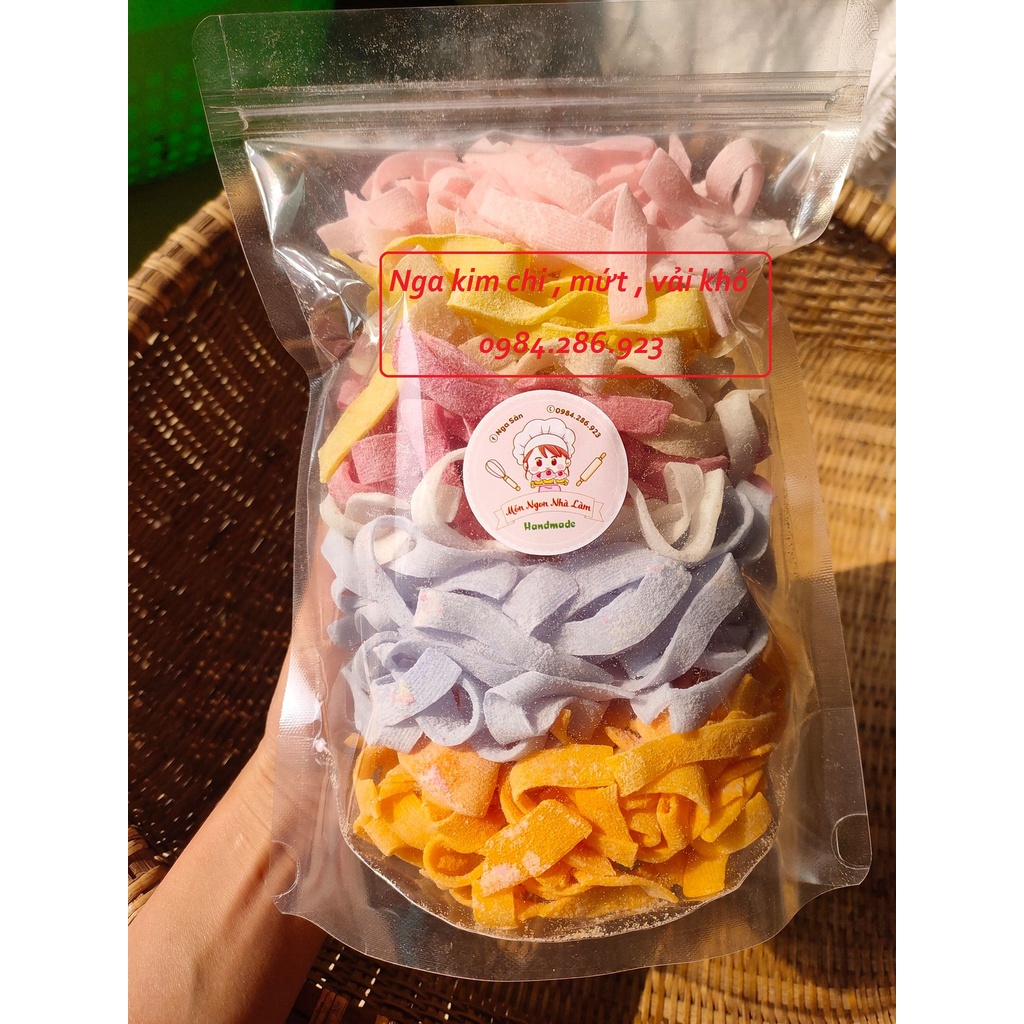 Mứt dừa sợi bào Mỏng bánh tẻ MIX VỊ tự nhiên rau củ quả. đặt 2-3 ngày