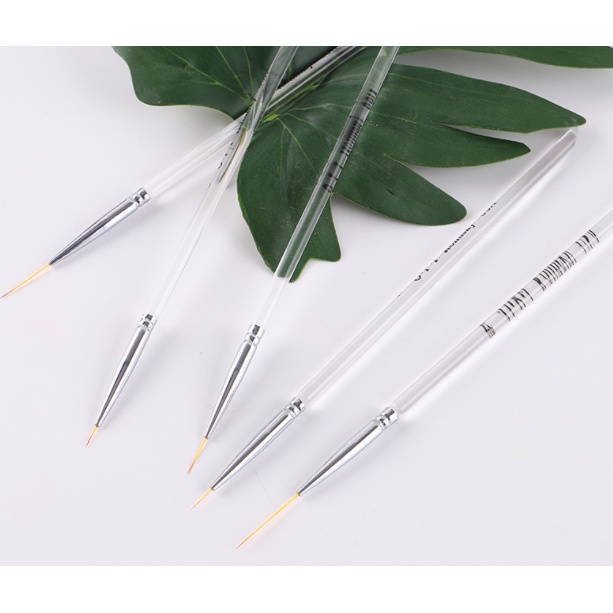 Cọ nét cán trong opi, cọ râu vẽ nail có sẵn nhé a