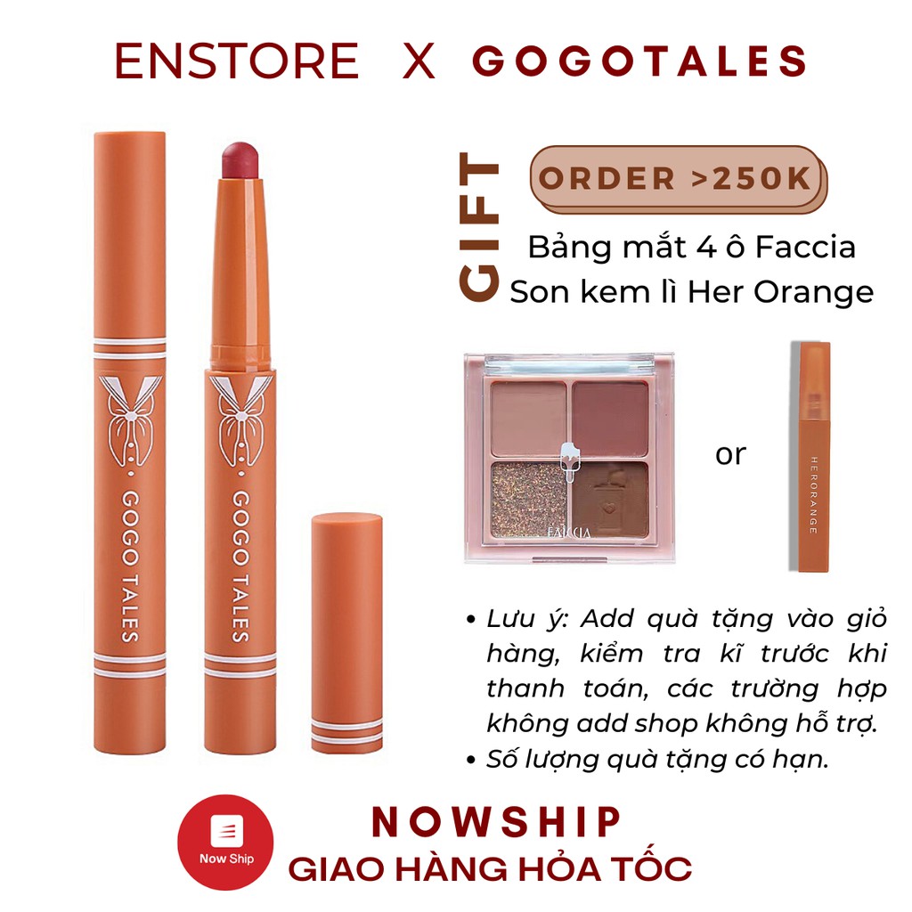 [GOGOTALES] Son thỏi Gogotales Pink Velvet Mist Lipstick (GT202)