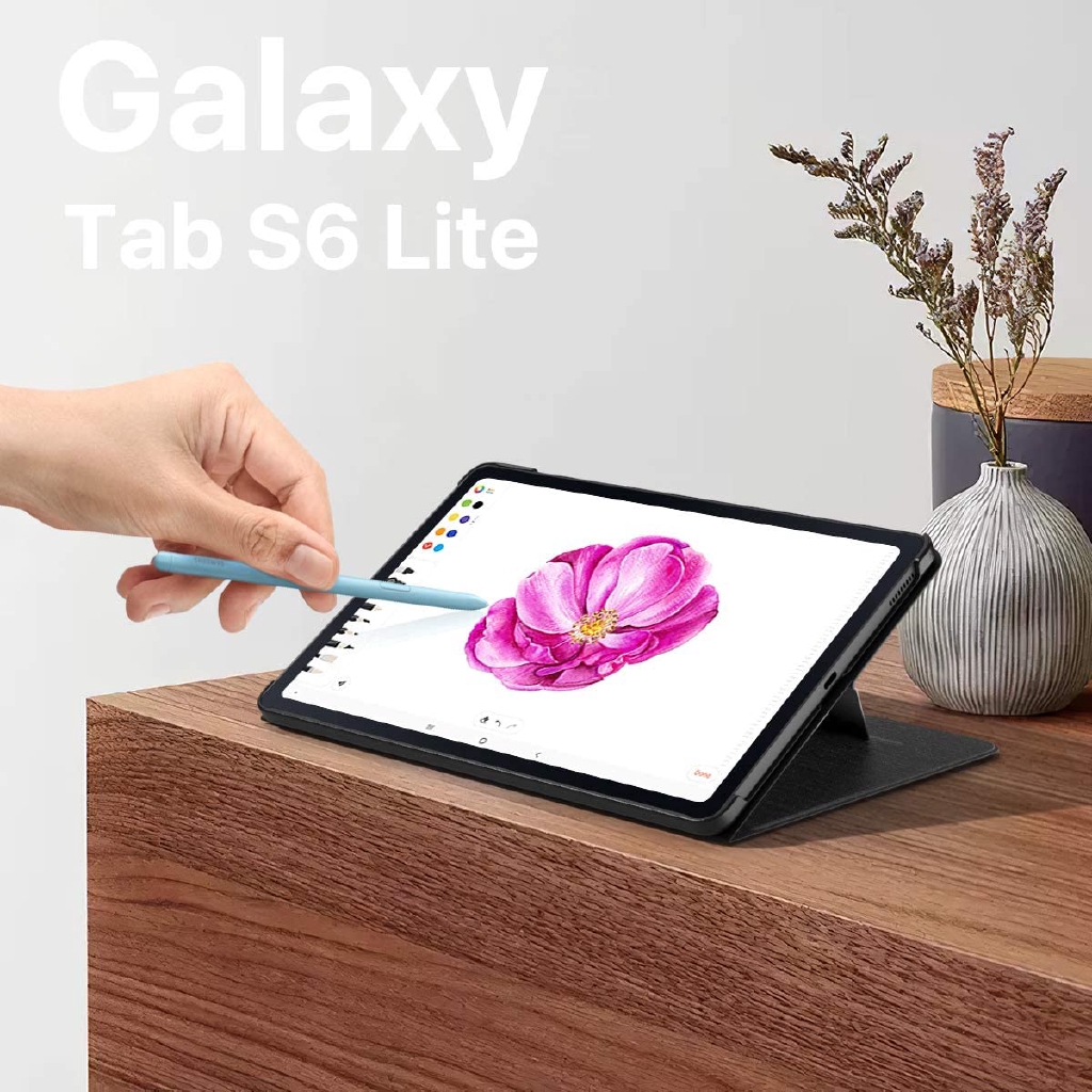 Bao Da Máy Tính Bảng Mỏng Có Giá Đỡ Tự Động Thức Ngủ Cho Samsung Galaxy Tab S6 Lite 10.4 2020