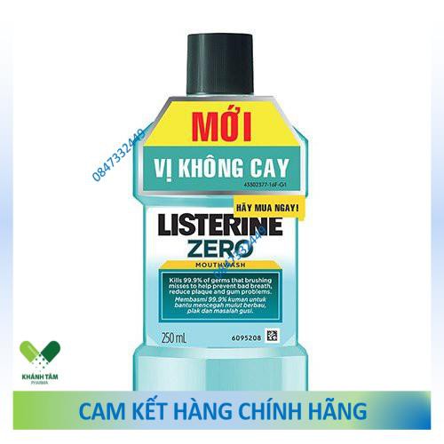 Dòng Nước Súc Miệng Sạch Khuẩn, Bảo Vệ Răng Miệng Listerine (Chai 250ml)