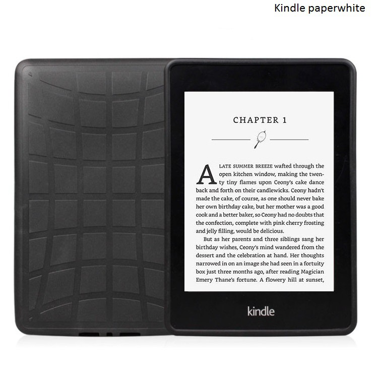 Ốp Lưng Kindle Paperwhite Chống Sốc Dẻo Màu Đen