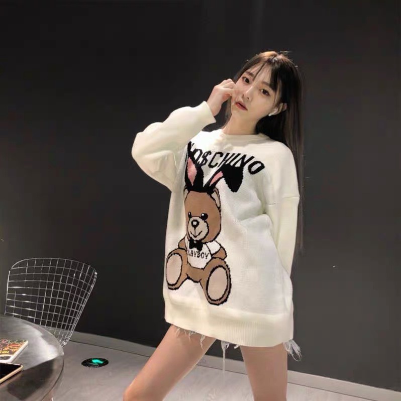 Áo Nỉ Sweater in Gấu Moschino Form Rộng, Nam Nữ Unisex, Chất Nỉ Bông Siêu Dày Dặn - Áo Hoodie hot trend 2021 | BigBuy360 - bigbuy360.vn