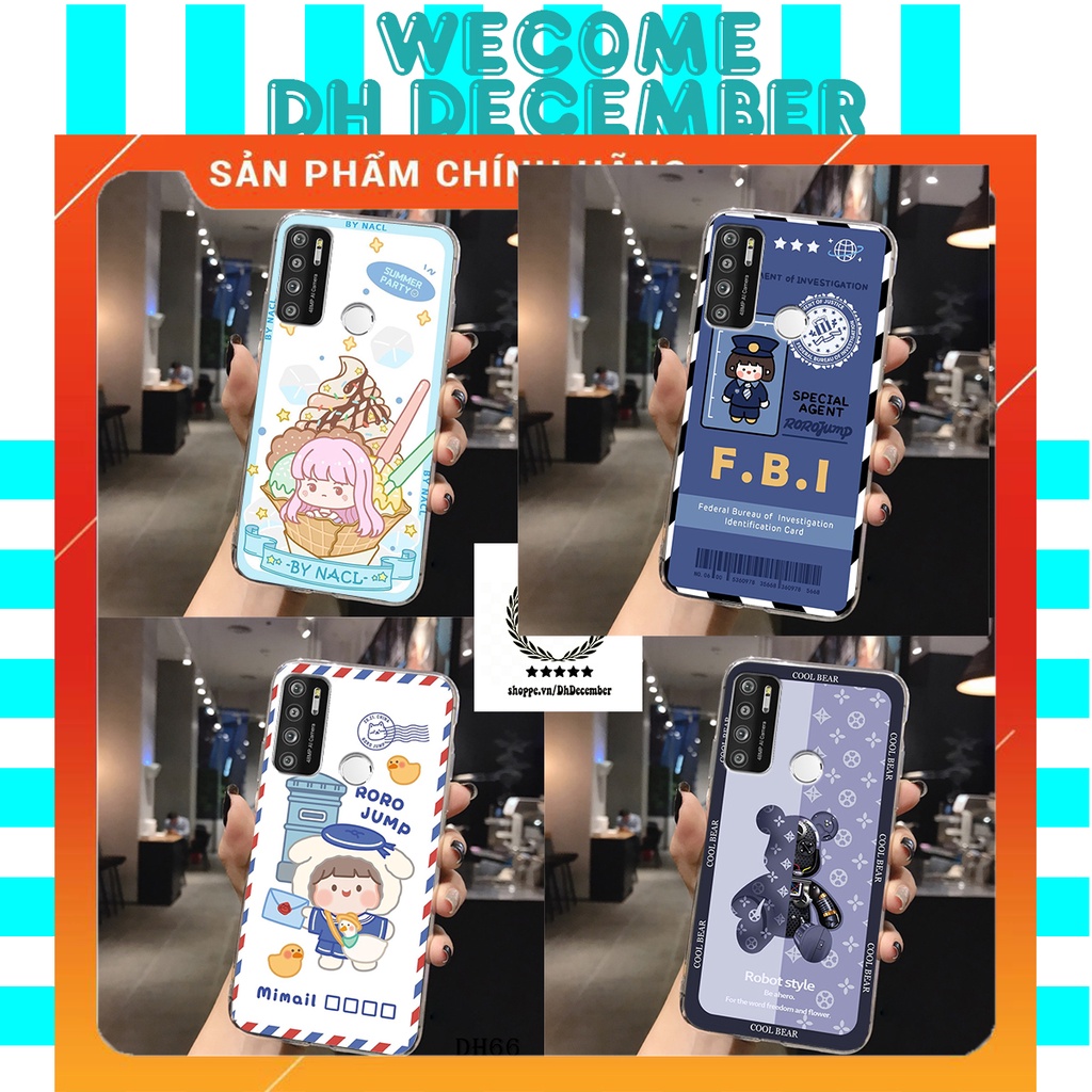 Ốp lưng dẻo Vsmart LIVE 4 in hình 3D GẤU cute be@r, soda, happy day cực hot ,thời thượng