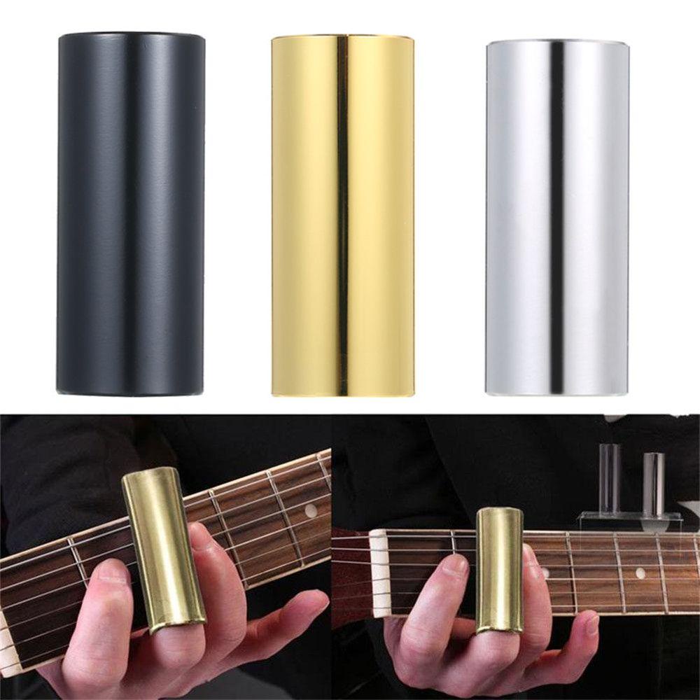 CHOOKEY Thanh Trượt Ngón Tay Bằng Kim Loại 60MM Chuyên Dụng Chơi Nhạc Cụ Glissando