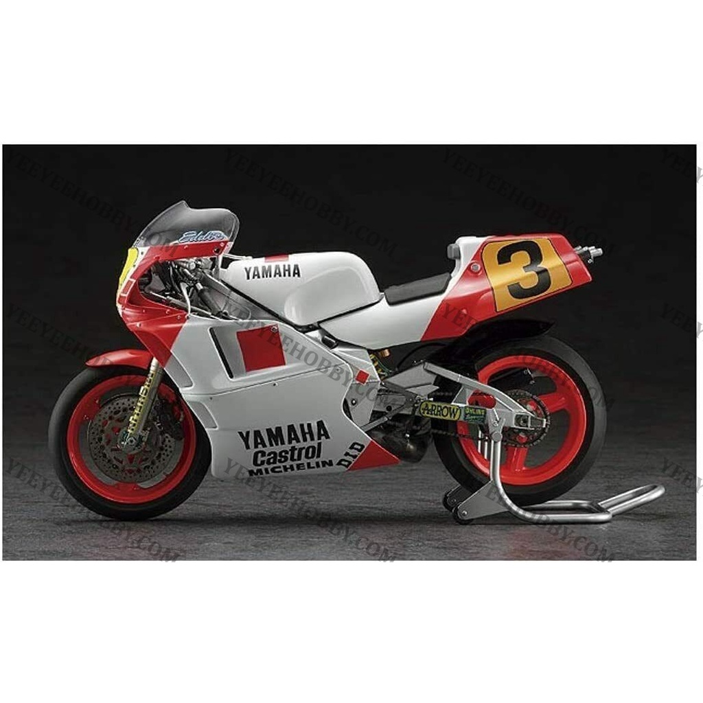 [YEEYEE] MÔ HÌNH LẮP RÁP HASEGAWA - 1/12 YAMAHA YZR500 (OW98) '1988 WGP500 CHAMPION'