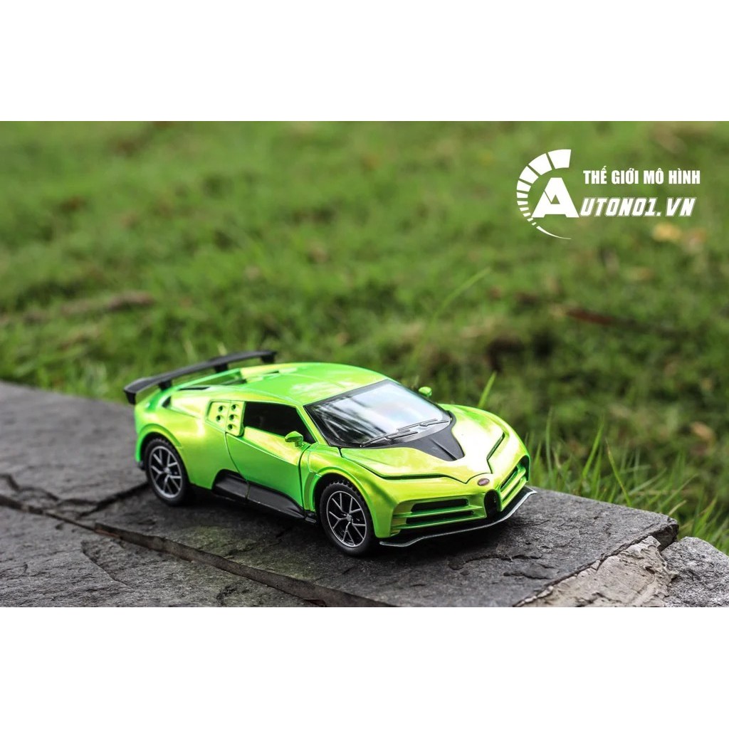 MÔ HÌNH XE BUGATTI CENTODIECI GREEN 1:32 CHIMEI 6747