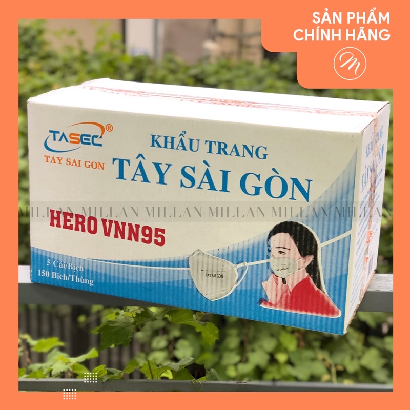 (5 chiếc/túi) Khẩu Trang N95 y tế 5 Lớp