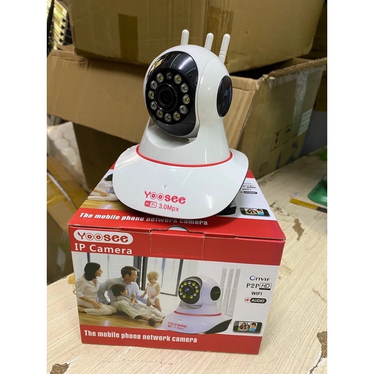 Camera Yoosee Full Hd Hồng Ngoại Quay Đêm 3 Râu 3.0