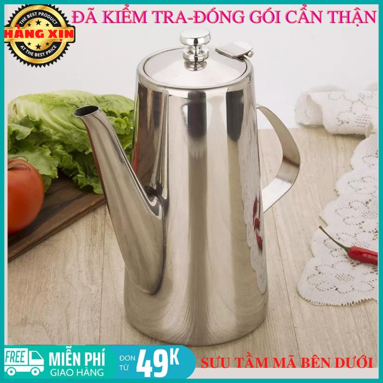 Bình đựng nước trà , cafe 2L inox tốt đa năng vòi rót dài tiện dụng cao cấp
