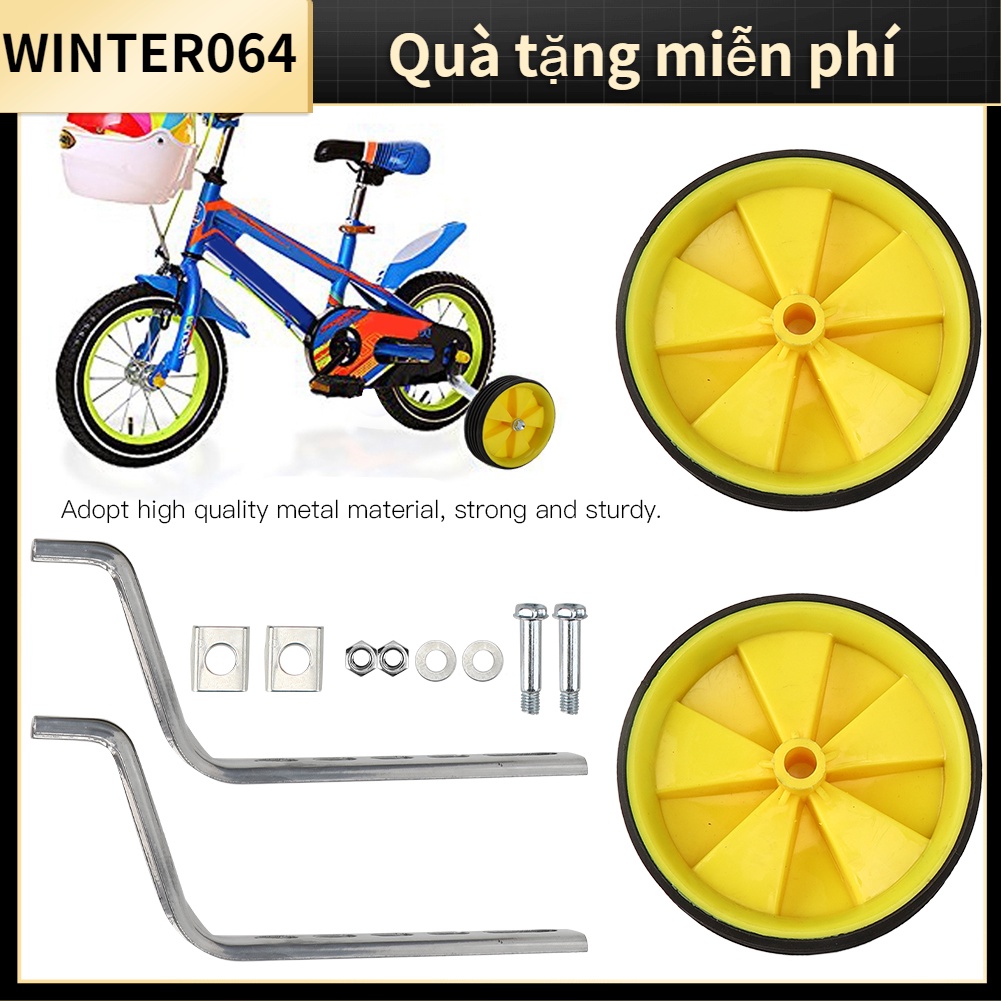 Bánh Xe Đạp Màu Vàng 12 14 16 18 20 Inch Cho Bé Tập Chạy Xe Đạp Winter064