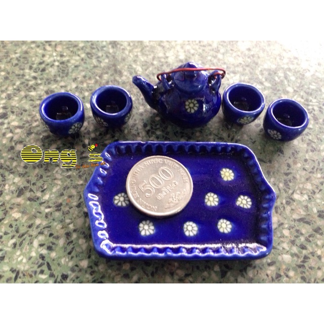 Bộ trà sứ mini 6 món