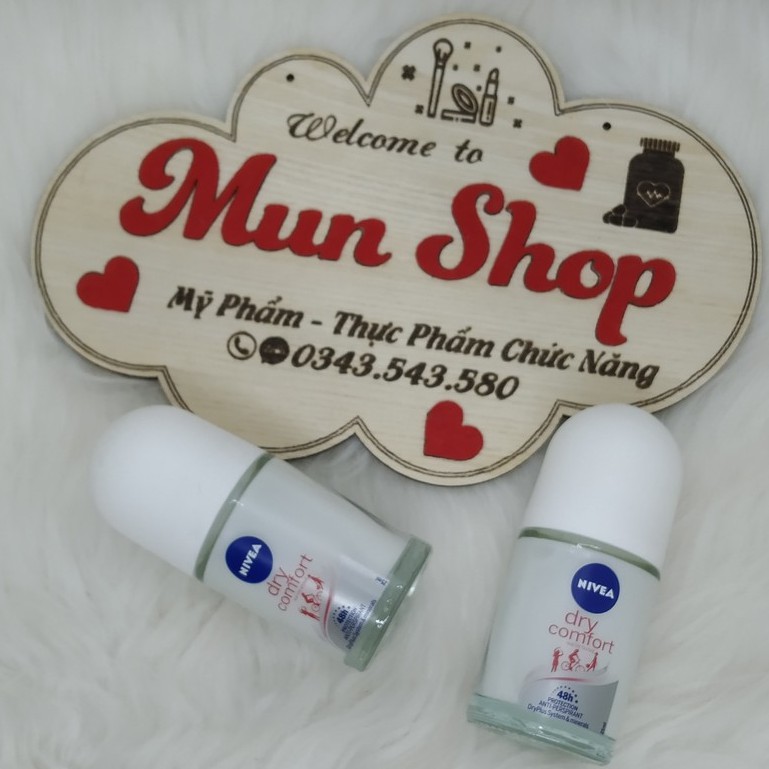 Lăn khử mùi NIVEA Dry Comfort khô thoáng suốt 48 giờ