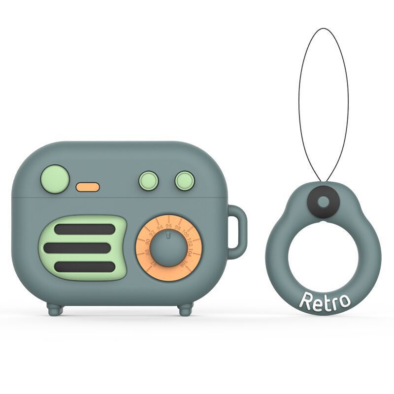 Ốp Case Cho Airpods 3 Hình Radio Retro