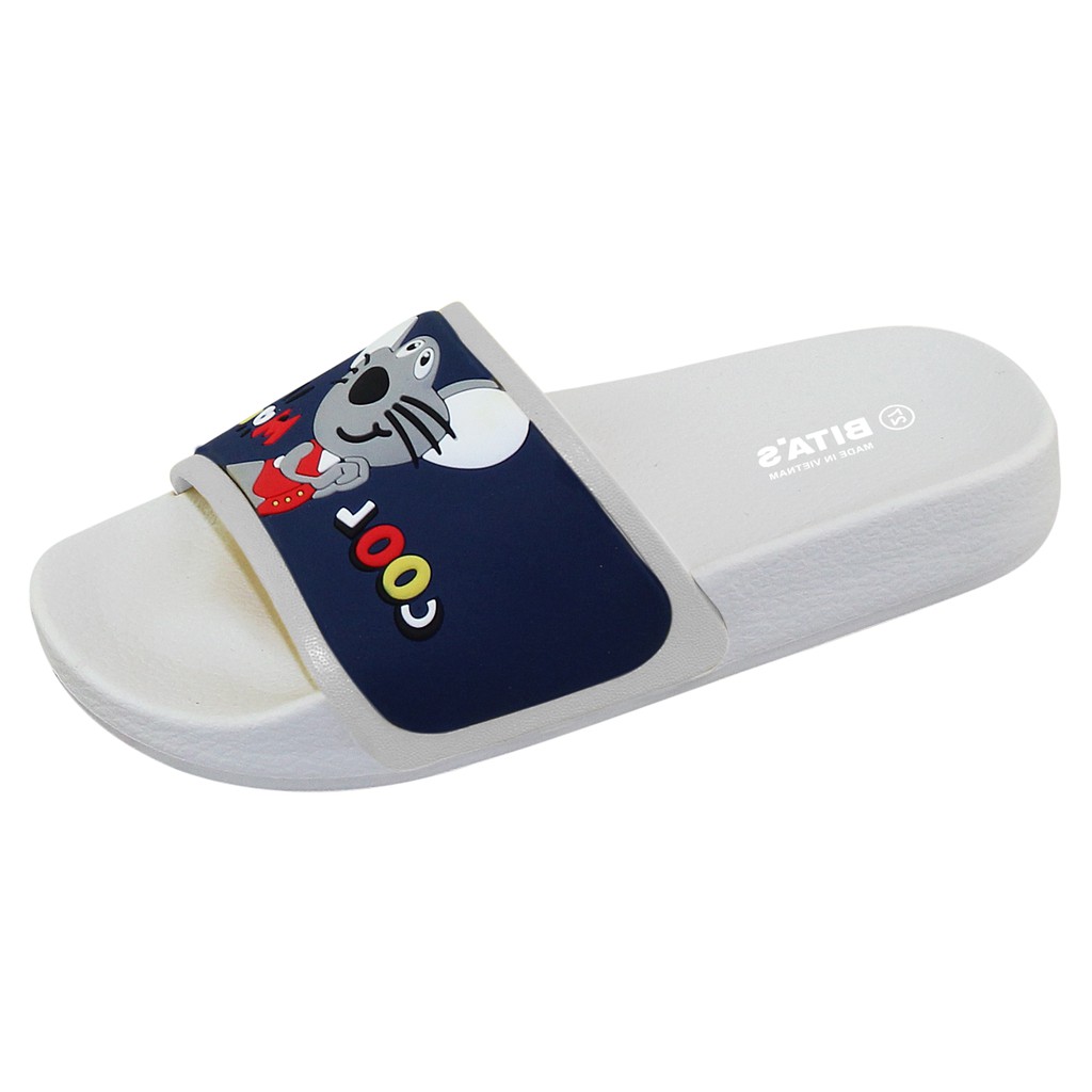 Dép Bitas quai ngang bé trai - EBY.09 Navy